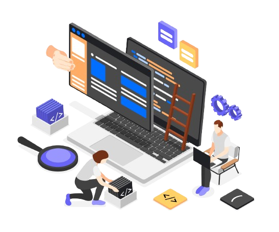 Web App Development visual highlight